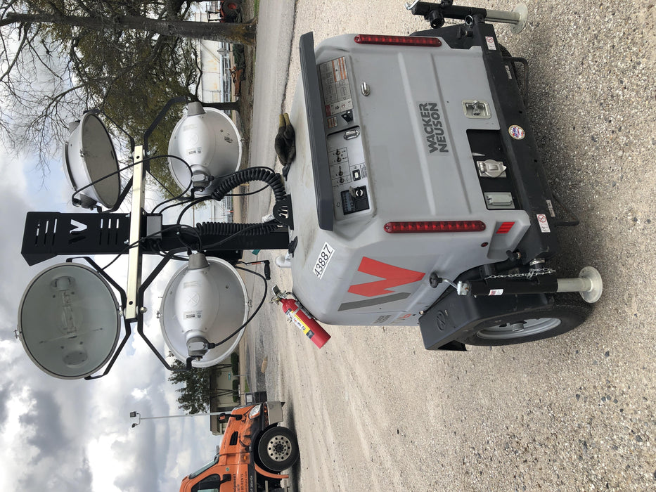 2019 Wacker Neuson LTV6L-MH Wacker Neuson LTV6L Mobile Light Tower w/Fuel Level Sensor Installed
