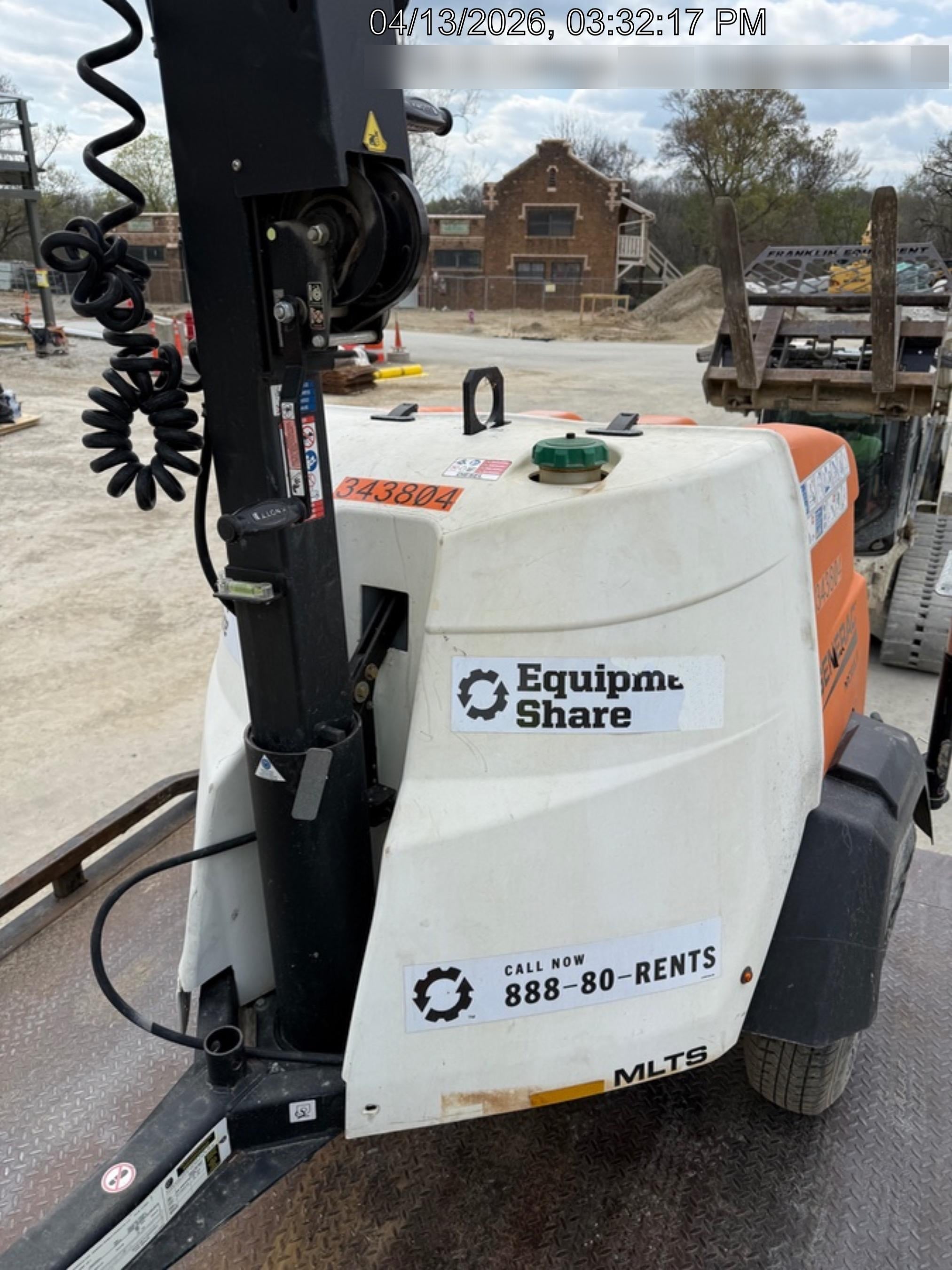2023 Generac MLT2 Diesel, Flex Switch 120V Input, Powerzone Controller, (4) 320W LED Lights, 4kW Generator, 39.9 Gal Fuel Tank, 2" Ball, T3