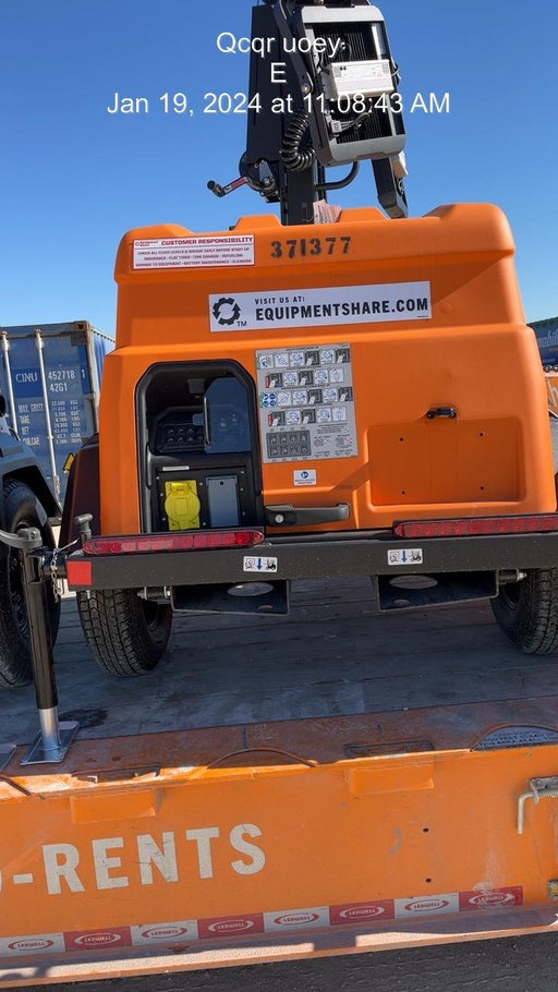 2023 Generac MLT2 Diesel, Flex Switch 120V Input, Powerzone Controller, 
(4) 320W LED Lights, 4kW Generator, 39.9 Gal Fuel Tank, 2" Ball, T3