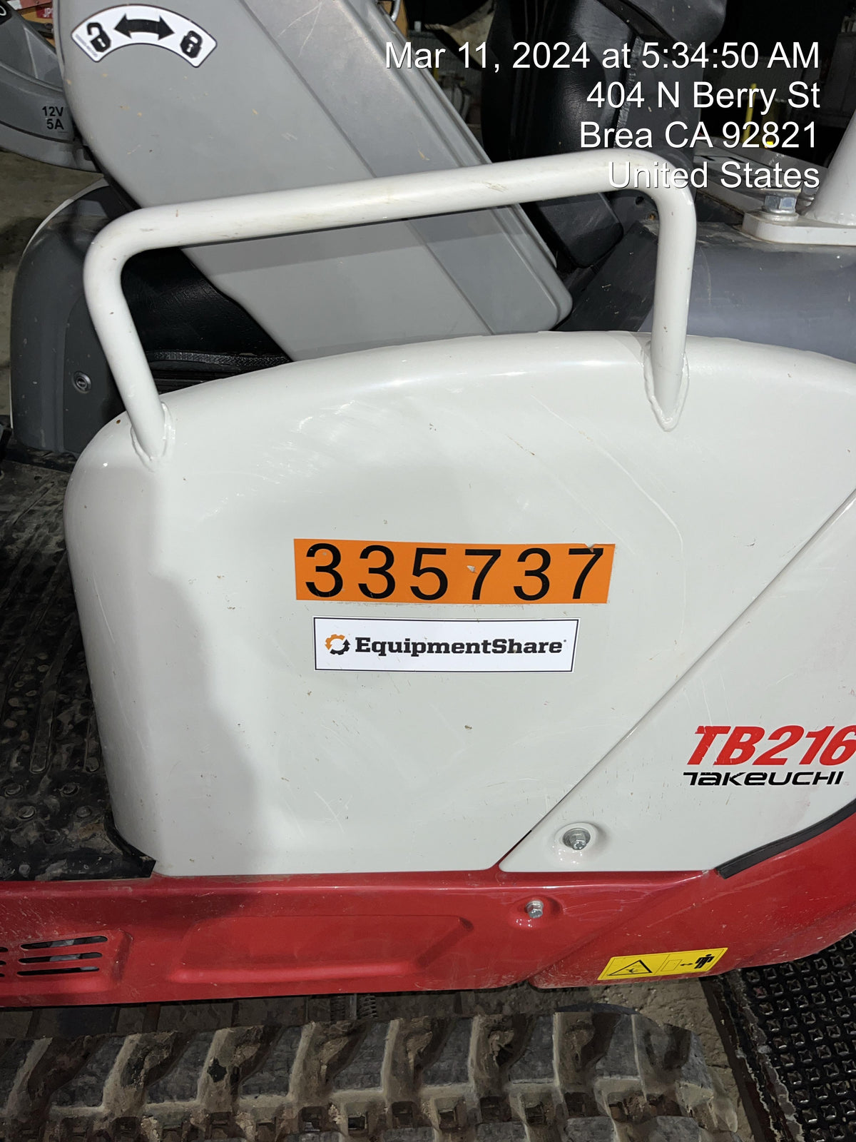 2023 TAKEUCHI TB216R