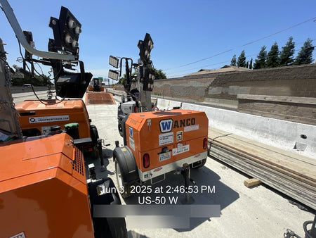 2024 Wanco WLTT-4MM4K Diesel, Deep Sea Controller, Shore Power Plug, Auto Start, (4) 350W LED Floodlights, 4kW Generator, 60 Gal Fuel Tank, 2" Ball, T3