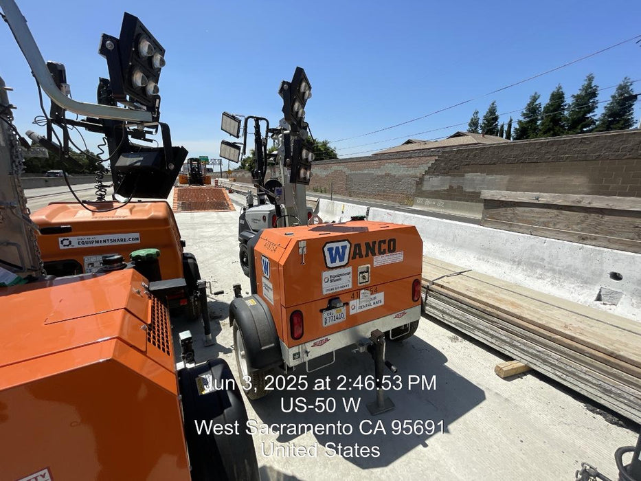 2024 Wanco WLTT-4MM4K Diesel, Deep Sea Controller, Shore Power Plug, Auto Start, (4) 350W LED Floodlights, 4kW Generator, 60 Gal Fuel Tank, 2" Ball, T3