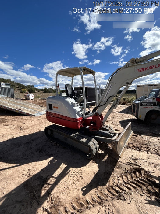2020 Takeuchi TB235-2R Canopy, Rubber Tracks, Manual TAG QC
