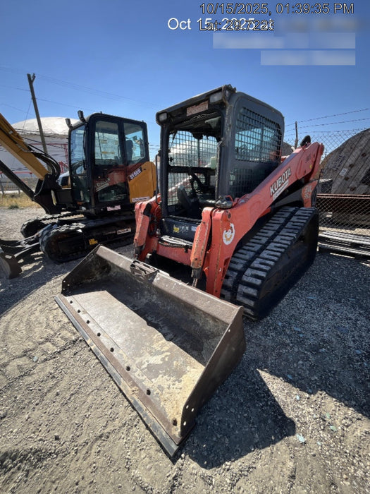 2019 Kubota SVL95-2S Cab/Heat/Air, Standard Tracks, Standard Flow, Hydraulic QC 80" HD Tooth Bucket