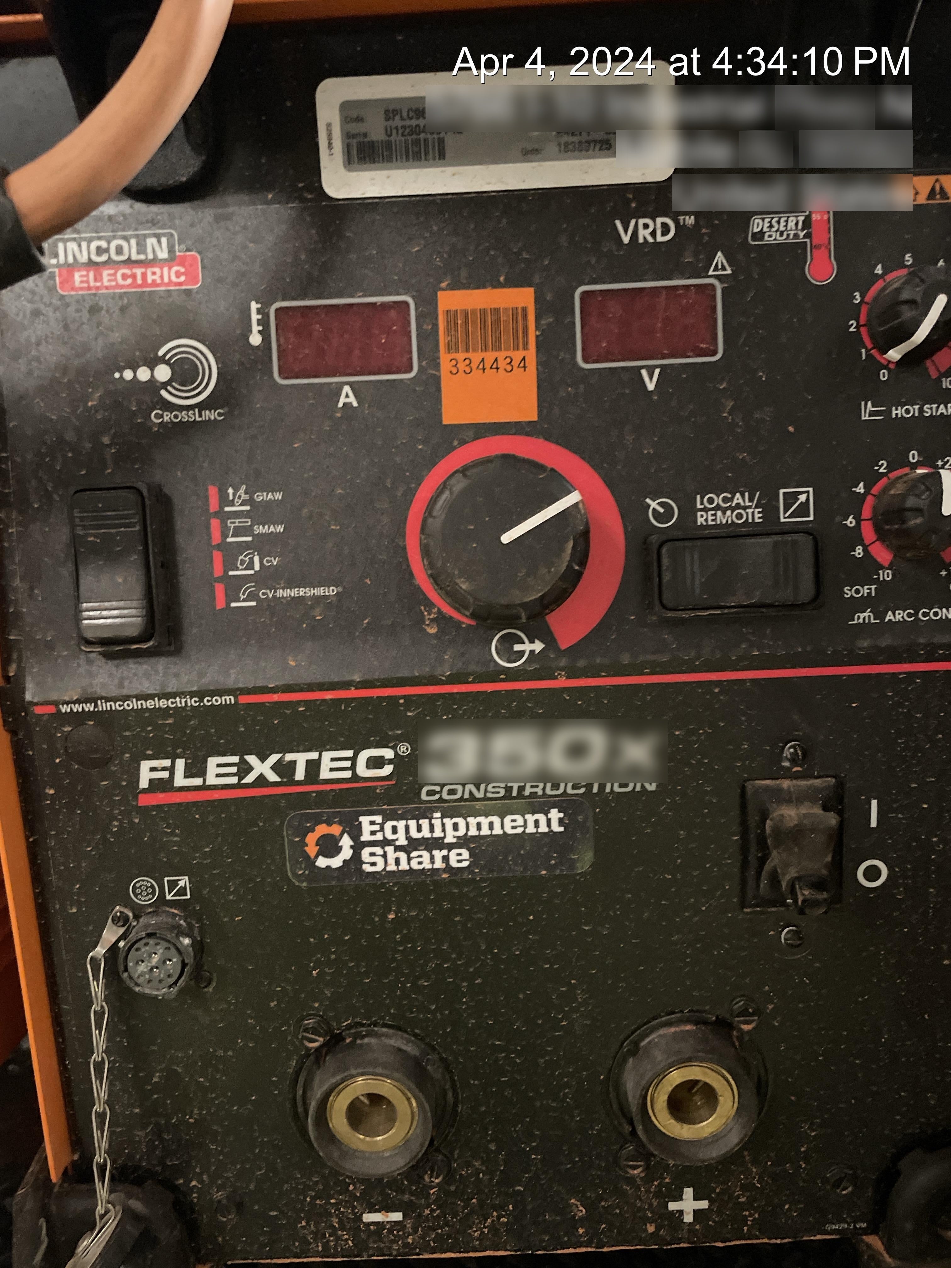 2023 LINCOLN ELECTRIC FLEXTEC 350X