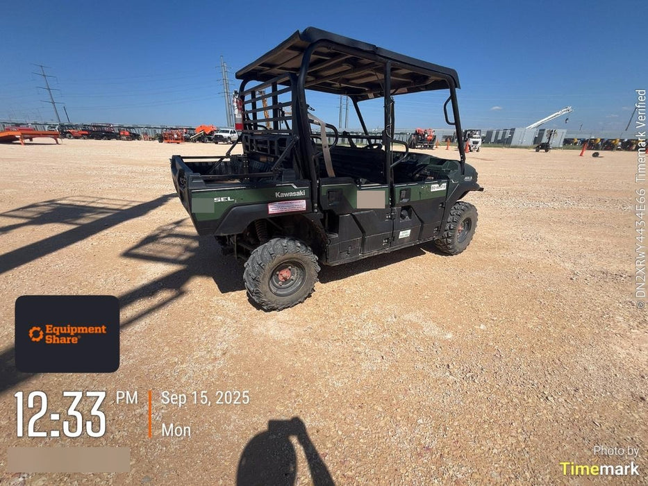 2018 Kawasaki MULE PRO-DX Kawasaki Mule 4x4 Diesel UTV w/Hard Top, Windshield, Beacon, Backup Alarm, ES Keypad/Hardware Installed