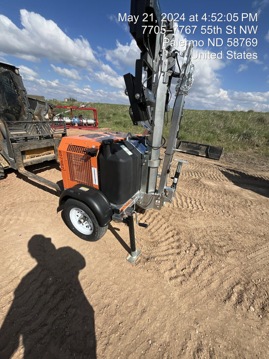 2024 Wanco WLTT-4MM4K Diesel, Deep Sea Controller, Shore Power Plug, Auto Start, (4) 350W LED Floodlights, 4kW Generator, 60 Gal Fuel Tank, 2" Ball, T3