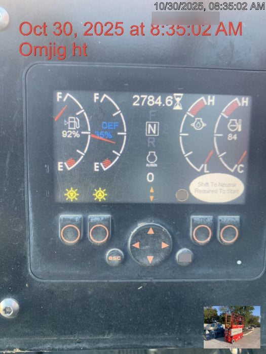 2019 Manitou MTA10055 Canopy, 120 HP, Solid Tires, Work Lights, Lift Hook, Auxiliary Hydraulics 66" Carriage and 60" Forks