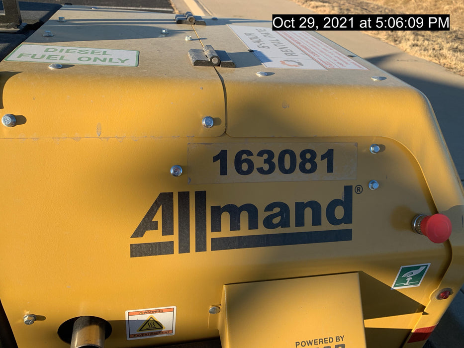 2021 Allmand NLV3GR (4) LED Light Fixture 350W, 23' Vertical Mast, 3kW Prime, Towable, Deep Sea L401, Leveling Jacks, Yanmar T4F 5.8hp