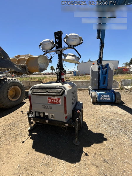 2019 Wacker Neuson LTV6L-MH Wacker Neuson LTV6L Mobile Light Tower w/Fuel Level Sensor Installed