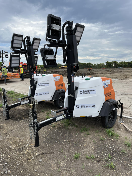 2023 Generac MLT2 Diesel, Flex Switch 120V Input, Powerzone Controller, (4) 320W LED Lights, 4kW Generator, 39.9 Gal Fuel Tank, 2" Ball, T3