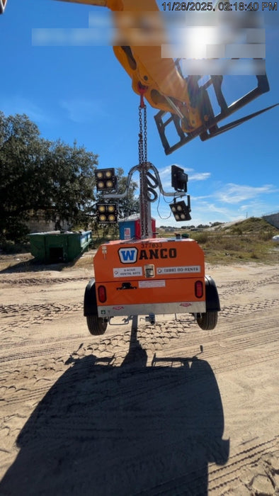 2023 Wanco WLTT-4MM4K Diesel, Deep Sea Controller, Shore Power Plug, Auto Start, (4) 350W LED Floodlights, 4kW Generator, 60 Gal Fuel Tank, 2" Ball, T3