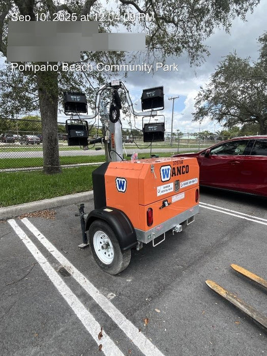 2023 Wanco WLTT-4MM4K Diesel, Deep Sea Controller, Shore Power Plug, Auto Start, (4) 350W LED Floodlights, 4kW Generator, 60 Gal Fuel Tank, 2" Ball, T3