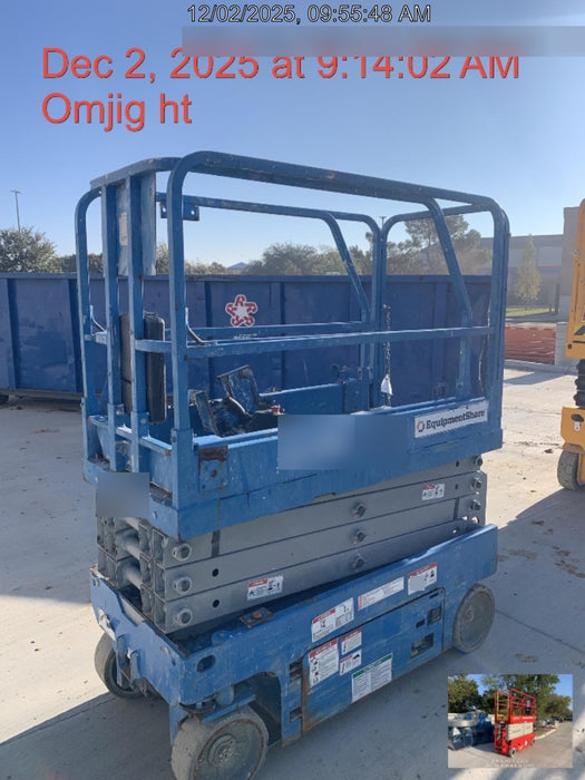 2019 Genie GS-1930 Genie GS-1930 Scissor Lift w/Standard Options