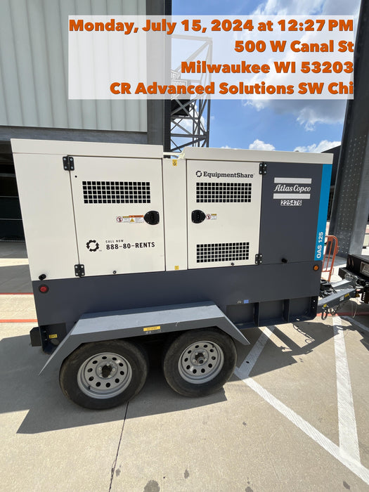 2022 ATLAS COPCO QAS 125