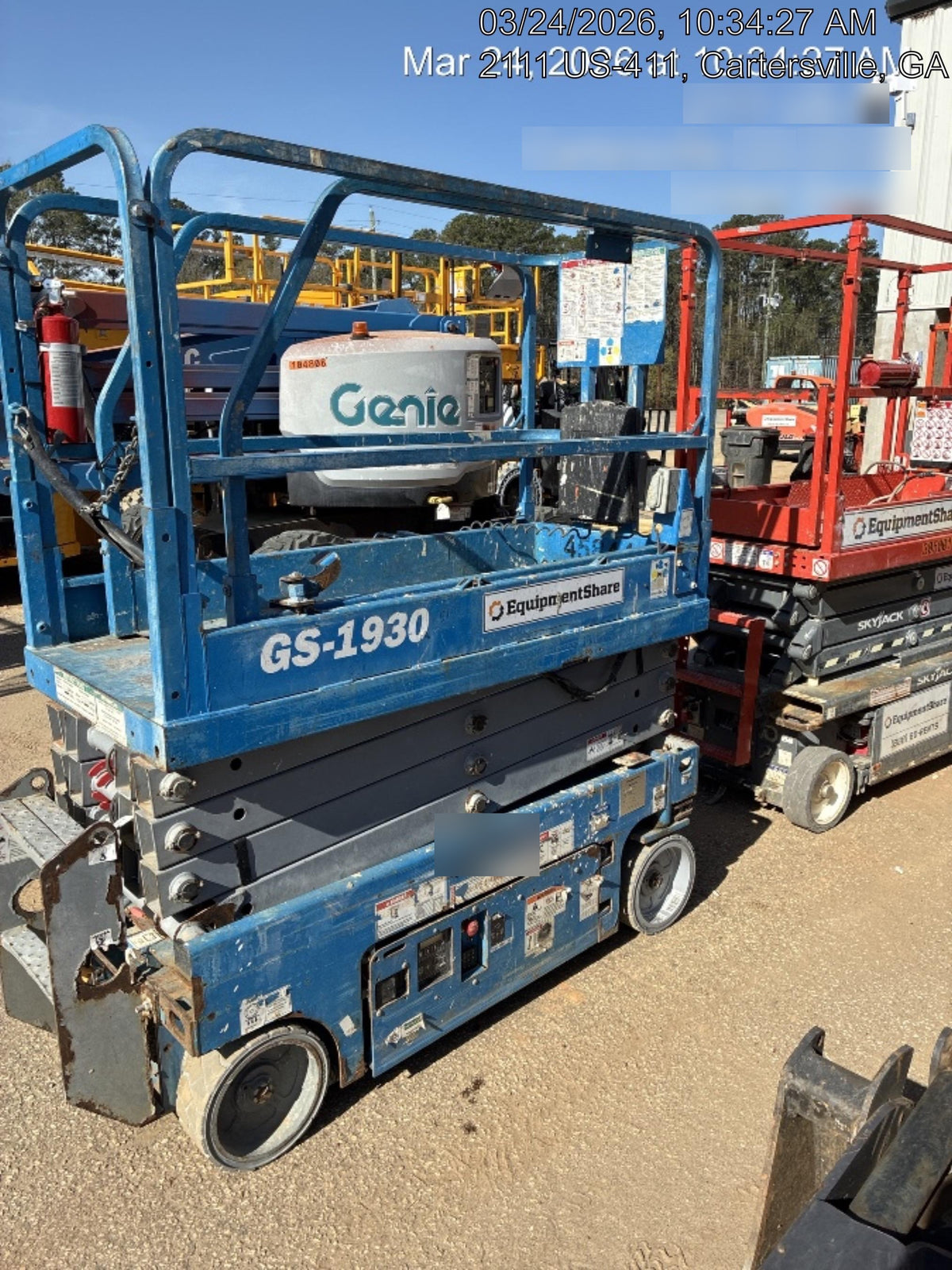 2019 Genie GS-1930 Fixed rails with chain Entry