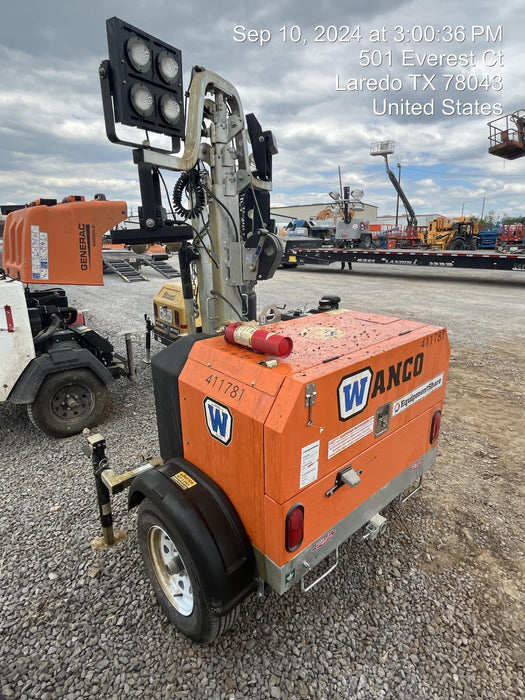 2024 Wanco WLTT-4MM4K Diesel, Deep Sea Controller, Shore Power Plug, Auto Start, (4) 350W LED Floodlights, 4kW Generator, 60 Gal Fuel Tank, 2" Ball, T3