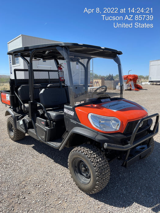 2022 Kubota RTV-X1140W-H Plastic Canopy, Windshield Acrylic Clear, LED Strobe Light, Wire Harness Kit, Back up Alarm