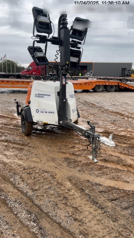 2023 Generac MLT2 Diesel, Flex Switch 120V Input, Powerzone Controller, (4) 320W LED Lights, 4kW Generator, 39.9 Gal Fuel Tank, 2" Ball, T3