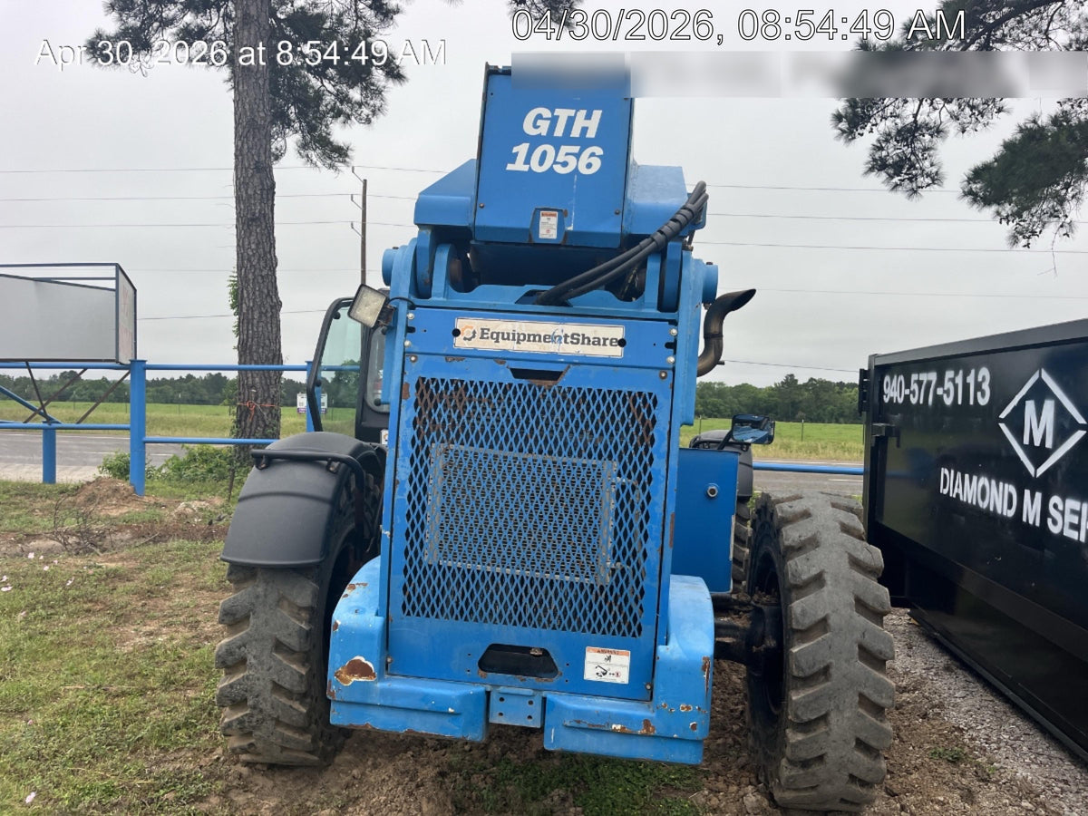 2019 Genie GTH-1056 Genie GTH-1056 w/CAB, Solid Tires, Work Lights, 60" carriage/forks, cab mesh, beacon