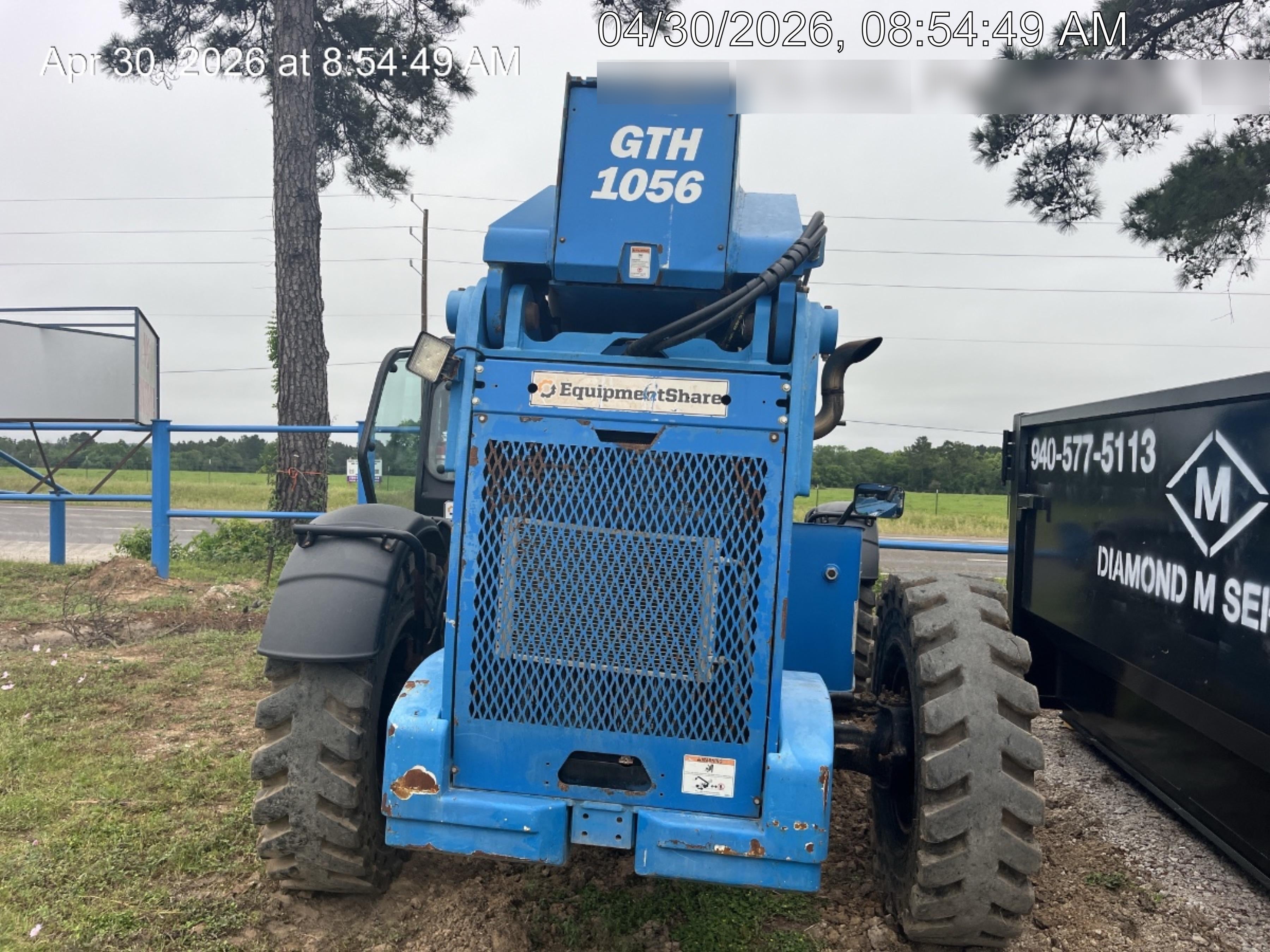 2019 Genie GTH-1056 Genie GTH-1056 w/CAB, Solid Tires, Work Lights, 60" carriage/forks, cab mesh, beacon