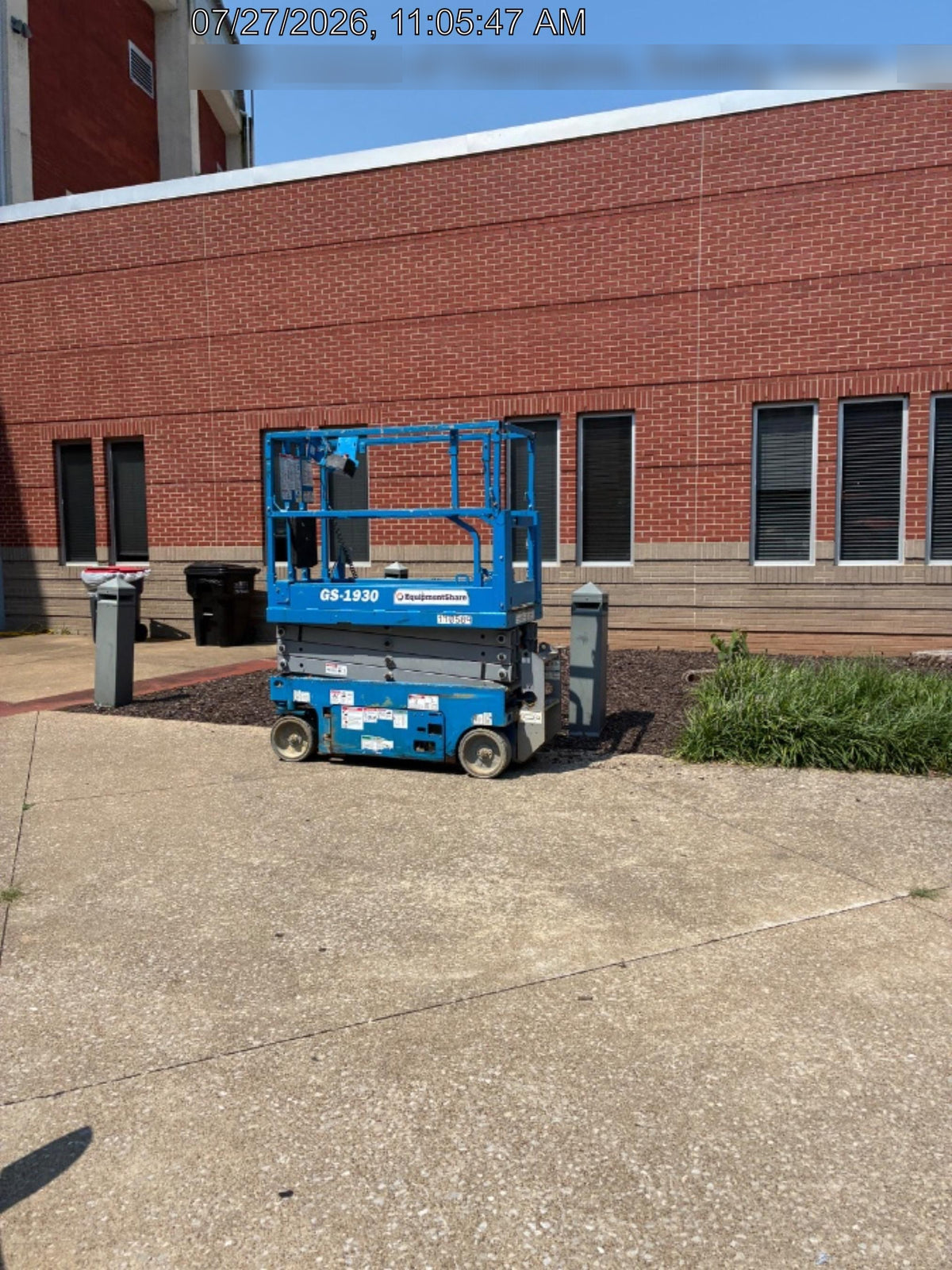 2020 Genie GS-1930 Solid Non Marking Tires, Beacon, Folding rails with half height swing gate