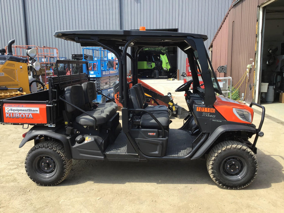 2020 Kubota RTV-X1140W-H 4WD, LED Strobe, Windshield Acrylic Clear, Plastic Canopy, Wire Harness Kit, Backup Alarm