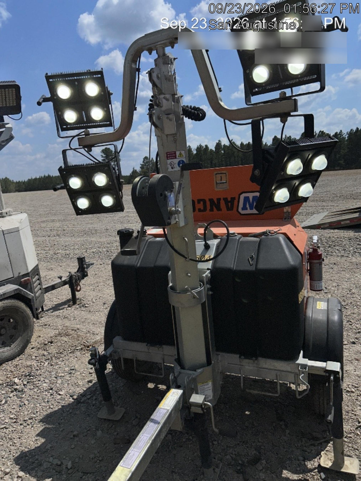 2024 Wanco WLTT-4MM4K Diesel, Deep Sea Controller, Shore Power Plug, Auto Start, (4) 350W LED Floodlights, 4kW Generator, 60 Gal Fuel Tank, 2" Ball, T3