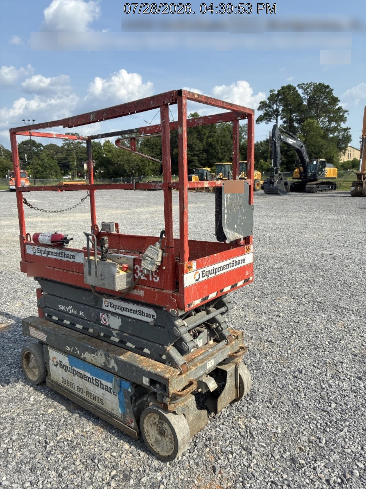 2019 Skyjack SJIII-3219 Standard Options, Trojan Batteries