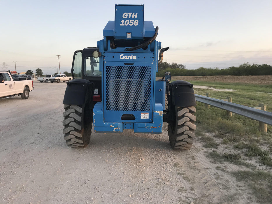 2018 Genie GTH-1056 GTH-1056 w/CAB, Solid Tires, Work Lights, 60" carriage/forks, cab mesh, beacon