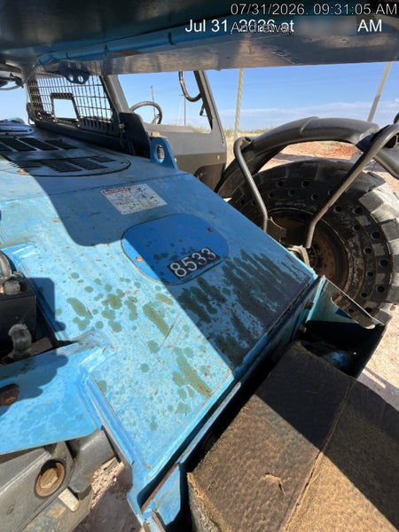 2018 Genie GTH-844 Genie GTH-844D w/Open ROPS, Solid Tires, Work Light/Beacon, 60" Carriage and Forks