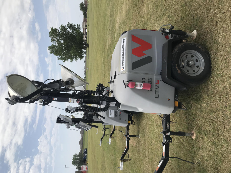 2018 Wacker Neuson LTV6L-MH Wacker Neuson LTV6L Mobile Light Tower w/Fuel Level Sensor Installed