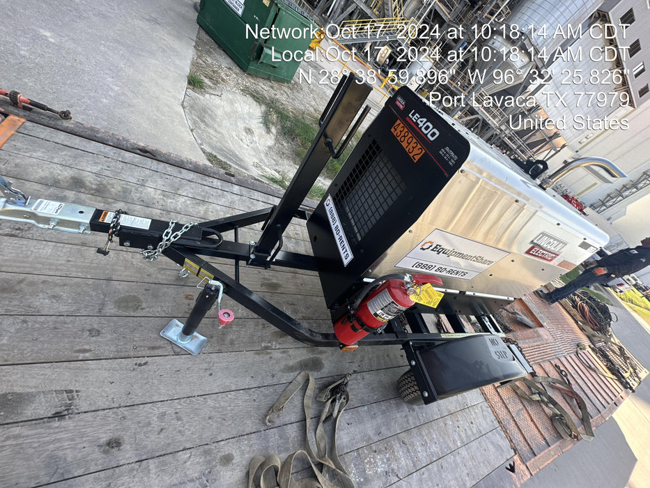 2024 Lincoln Electric LE400 Kubota V1505, Trlr, Cable Rack, Light Kit, ES Decals, T3