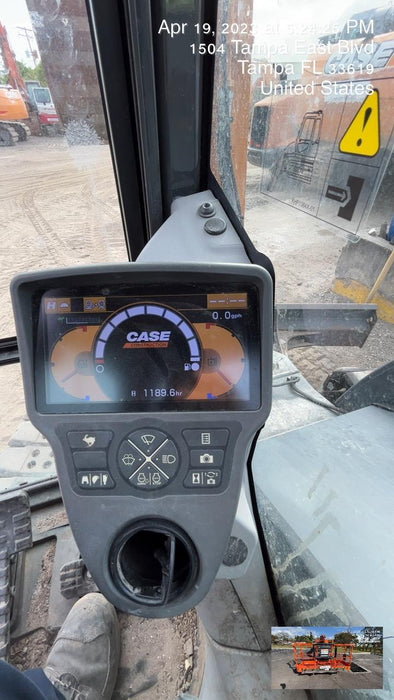 2018 Case CX80C CLOSED CAB, A/C, RUBBER TRACKS PADS, 7'-2" ARM