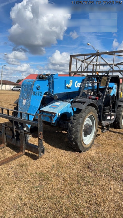 2018 Genie GTH-844 Genie GTH-844D w/Open ROPS, FF Tires, Work Light/Beacon, 60" Carriage and Forks