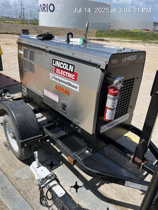 2024 Lincoln Electric LE400 Kubota V1505, Trlr, Cable Rack, Light Kit, ES Decals, T3