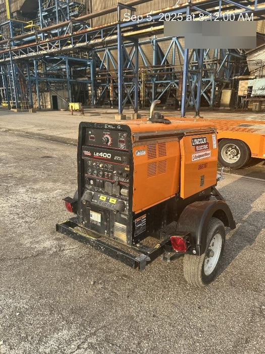 2022 Lincoln Electric LE400 Kubota V1505, Trlr, Cable Rack, Light Kit, ES Decals, T3