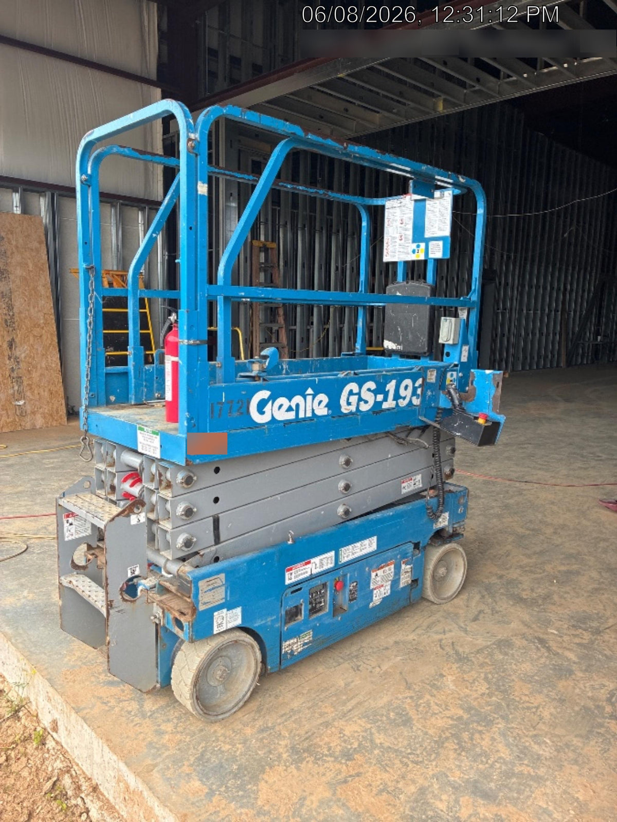 2018 Genie GS-1930 Genie GS-1930 w/Fixed Rail, Chain Entry