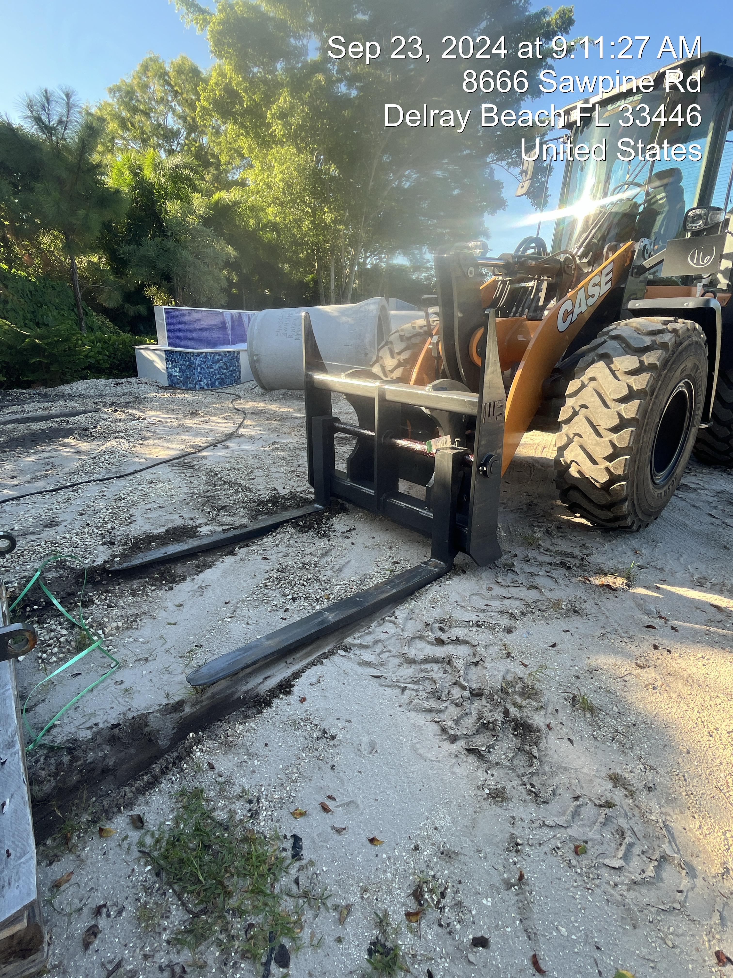 2014 WERK-BRAU 96" Loader Fork Carriage - Werk-Brau