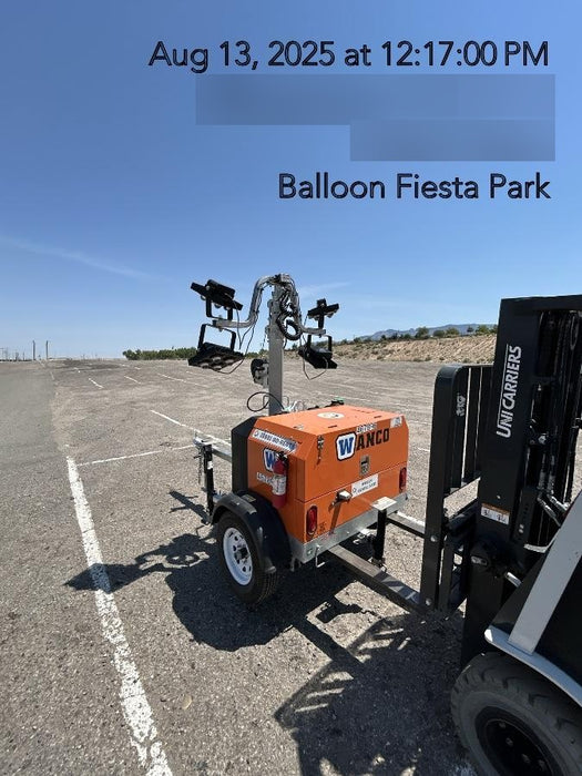 2024 Wanco WLTT-4MM4K Diesel, Deep Sea Controller, Shore Power Plug, Auto Start, (4) 350W LED Floodlights, 4kW Generator, 60 Gal Fuel Tank, 2" Ball, T3