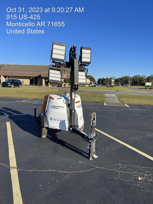 2023 Generac MLT2 Diesel, Flex Switch 120V Input, Powerzone Controller, (4) 320W LED Lights, 4kW Generator, 39.9 Gal Fuel Tank, 2" Ball, T3