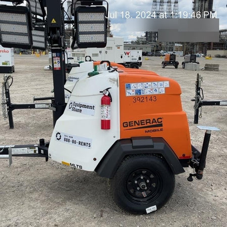 2024 Generac MLT2 Diesel, Flex Switch 120V Input, Powerzone Controller, 
(4) 320W LED Lights, 4kW Generator, 39.9 Gal Fuel Tank, 2" Ball, T3