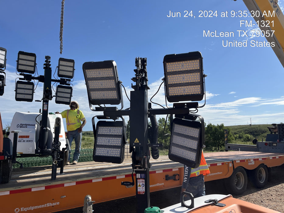 2024 Generac MLT2 Diesel, Flex Switch 120V Input, Powerzone Controller, 
(4) 320W LED Lights, 4kW Generator, 39.9 Gal Fuel Tank, 2" Ball, T3