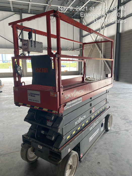 2018 Skyjack SJIII-3226 Standard Rental Specs