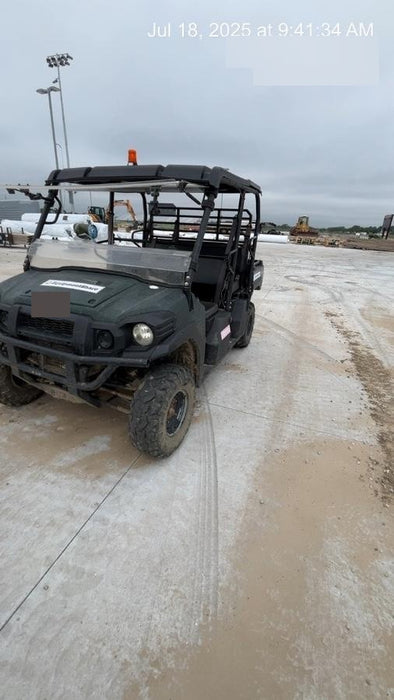 2019 Kawasaki Mule PRO-DXT Standard Options, Backup Alarm, Beacon, Plastic Hard Top, Poly Windshield, Horn Kit
