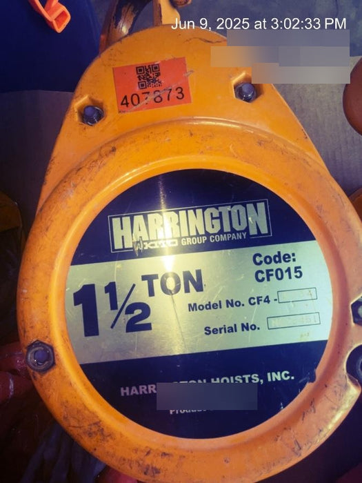 2024 HARRINGTON CF015-20