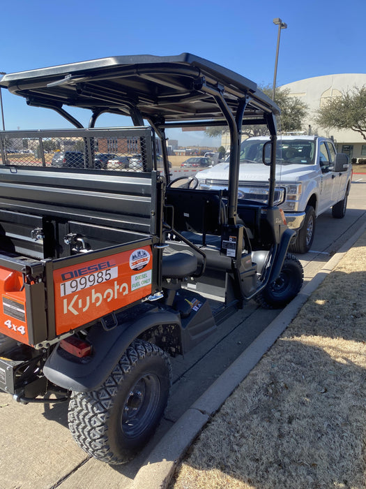 2022 Kubota RTV-X1140W-H Plastic Canopy, Windshield Acrylic Clear, LED Strobe Light, Wire Harness Kit, Back up Alarm