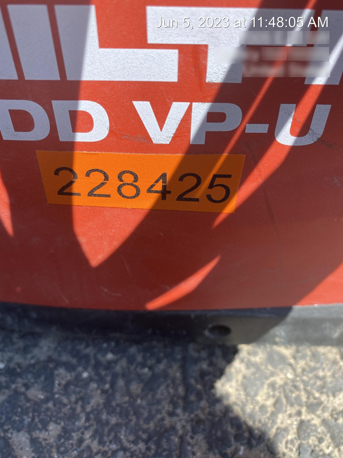 2022 HILTI DD VP-U
