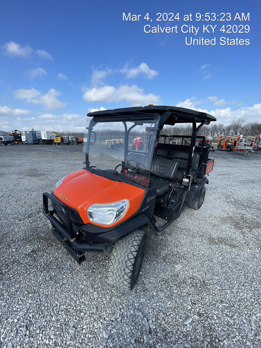 2022 Kubota RTV-X1140W-H Plastic Canopy, Windshield Acrylic Clear, LED Strobe Light, Wire Harness Kit, Back up Alarm