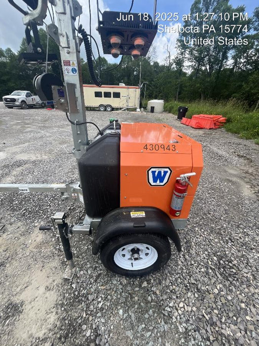2024 Wanco WLTT-4MM4K Diesel, Deep Sea Controller, Shore Power Plug, Auto Start, (4) 350W LED Floodlights, 4kW Generator, 60 Gal Fuel Tank, 2" Ball, T3